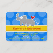 かわいい漫画サイカラフルのKidProfile写真 コーリングカード (正面)