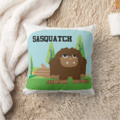 かわいい漫画サスカッチ クッション (ブランケット)