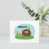 かわいい漫画サスカッチ ポストカード (スタンド正面)