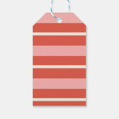 かわいい漫画サンタクロースフェスティバルフローラクリスマス ギフトタグ (裏面)