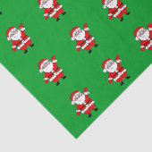 かわいい漫画サンタレッドグリーンクリスマス 薄葉紙 (詳細)