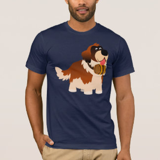 かわいい漫画サンバーナードTシャツ Tシャツ