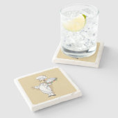 かわいい漫画シェフストーンコースター ストーンコースター (横)