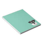 かわいい漫画シュナウザー! ノートパッド (アングル)