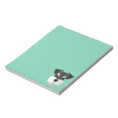 かわいい漫画シュナウザー! ノートパッド (回転)