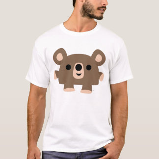 かわいい漫画ショートベア女性Tシャツ Tシャツ