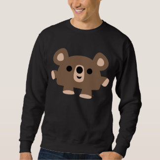 かわいい漫画ショートベアTシャツ スウェットシャツ