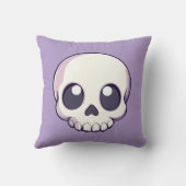かわいい漫画スカルハロウィーン クッション (裏面)