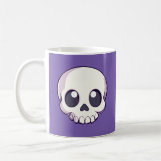 かわいい漫画スカルハロウィーン コーヒーマグカップ