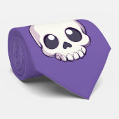 かわいい漫画スカルハロウィーン ネクタイ (ロール)