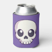 かわいい漫画スカルハロウィーン 缶クーラー (缶正面)