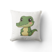 かわいい漫画スタイルかわいいベビーワニデザイン