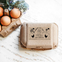 かわいい漫画スタイルドードル素朴エッグカートン