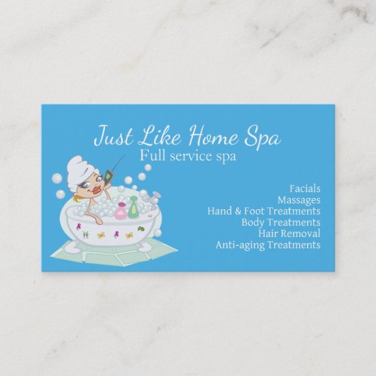 かわいい漫画スパ 名刺 (正面)