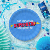 かわいい漫画スーパーヒーローファーズデイ紙プレート ペーパープレート (パーティー)