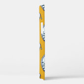 かわいい漫画ゼブラが黄色のbを使ったシームレスな模様 Case-Mate iPhoneケース (裏面 / 右)