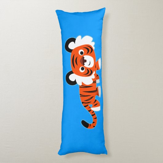 かわいい漫画タイガーオンザプロール抱き枕 ボディピロー (裏面 (縦))
