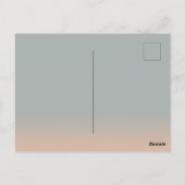 かわいい漫画テディラバーズハートバレンタインデー ポストカード (裏面)