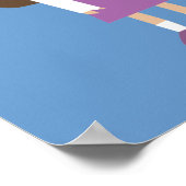 かわいい漫画ナース&子どもポスター ポスター (角)