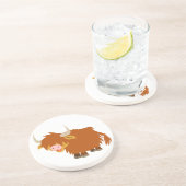 かわいい漫画ハイランドカウコースター コースター (側面)