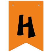 かわいい漫画ハッピーハローウィン バンティングフラッグ (第2の旗)