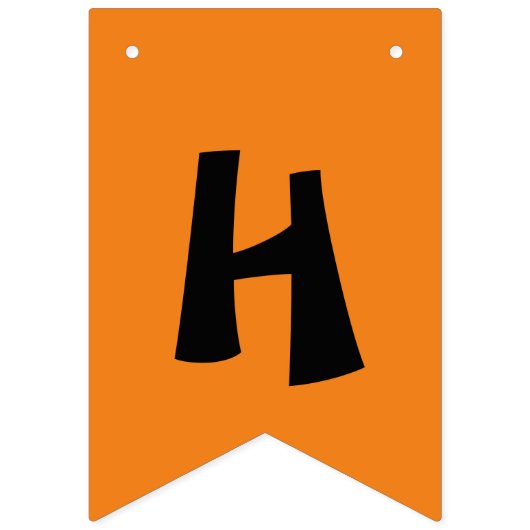 かわいい漫画ハッピーハローウィン バンティングフラッグ (第2の旗)