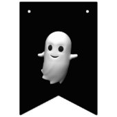 かわいい漫画ハッピーハローウィン バンティングフラッグ (第1の旗)