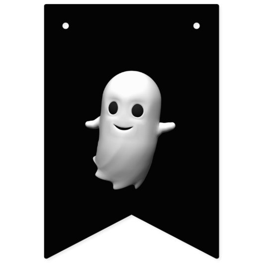 かわいい漫画ハッピーハローウィン バンティングフラッグ (第1の旗)