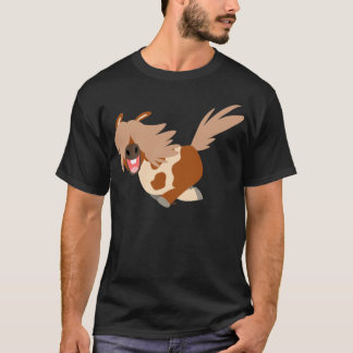 かわいい漫画ハッピーピンポニーTシャツ Tシャツ