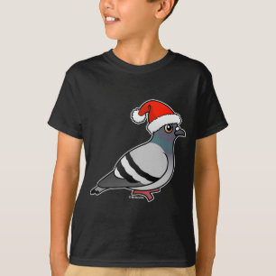 かわいい漫画ハトサンタ Tシャツ
