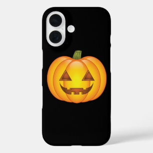 かわいい漫画ハロウィンジャックオランタンパンプキン iPhone 16ケース