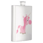 かわいい漫画バブルガムユニコーンクラシックフラスコ フラスク (右)