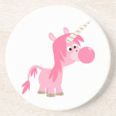 かわいい漫画バブルガムユニコーンコースター コースター (正面)