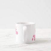 かわいい漫画バブルガムUnicornエスプレッソマグカップ エスプレッソカップ (裏面)