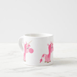 かわいい漫画バブルガムUnicornエスプレッソマグカップ エスプレッソカップ