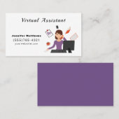 かわいい漫画バーチャルアシスタント事務局 名刺 (正面/裏面)