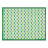 かわいい漫画パイナップル熱帯ハワイアンパターン テーブルクロス (正面(横))