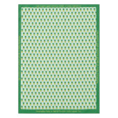 かわいい漫画パイナップル熱帯ハワイアンパターン テーブルクロス (正面)