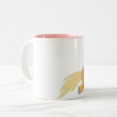 かわいい漫画パロミノポニーマグ ツートーンマグカップ (正面左)