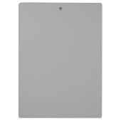 かわいい漫画フクロウ – ピンクとグレーの名前をカスタムする クリップボード (裏面)