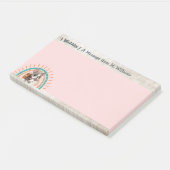 かわいい漫画フランスのブルドッグ新学期虹 ポストイット (アングル)