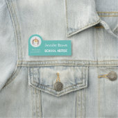 かわいい漫画ヘッジホッグナース名タグ 名札 (インサイチュ)