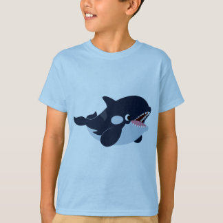 かわいい漫画ベビーオルカ子供のTシャツ Tシャツ