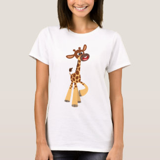 かわいい漫画ベビーキリン女性Tシャツ Tシャツ