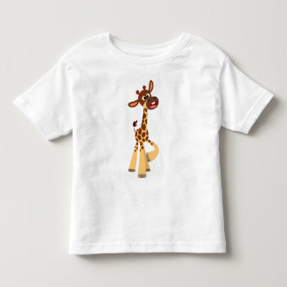 かわいい漫画ベビーキリン子供たちTシャツ トドラーTシャツ