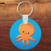 かわいい漫画ベビータコ キーホルダー (正面)