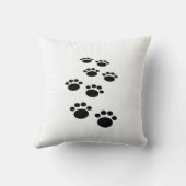 かわいい漫画ペットの歩道 クッション (裏面)