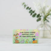 かわいい漫画ペット獣医 予約カード (スタンド正面)