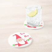 かわいい漫画マウスサンタコレクション。 コースター (側面)