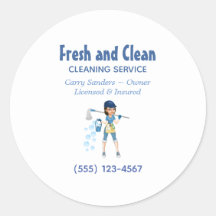 かわいい漫画メイドハウスクリーニングサービスクラシック